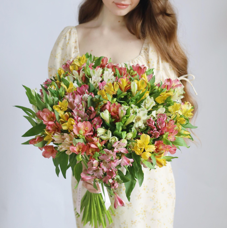 БУКЕТ 51 АЛЬСТРОМЕРИЯ МИКС БУКЕТ 51 АЛЬСТРОМЕРИЯ МИКС