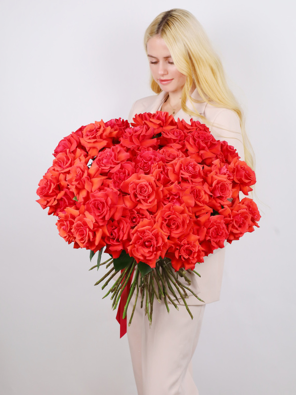 БУКЕТ 51 КРАСНАЯ ФРАНЦУЗСКАЯ РОЗА БУКЕТ 51 КРАСНАЯ ФРАНЦУЗСКАЯ РОЗА